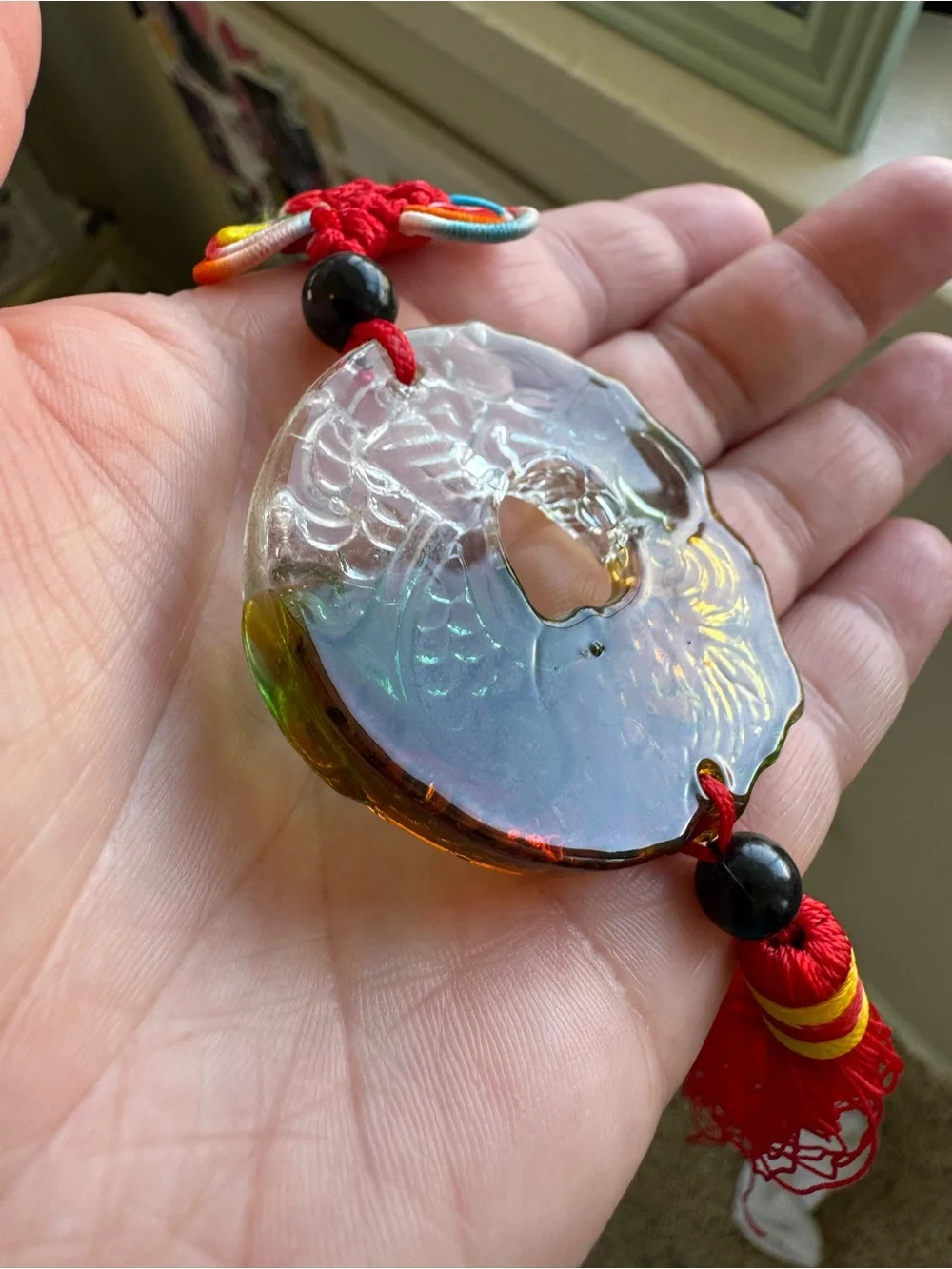 New Decorative Hanging Ornament. Feng Shui Liuli for Luck and Fortune.